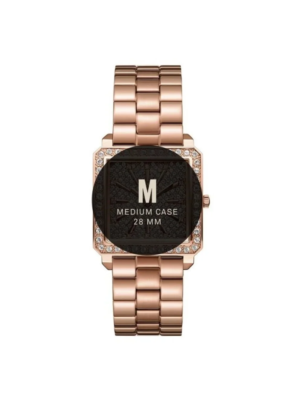 NWT JBW Cristal 28 Jewelry Set Rose Gold-tone Dial Ladies Watch